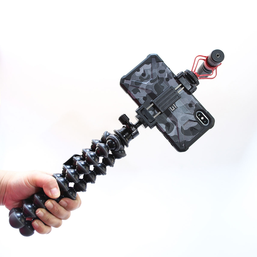 Combo Chân Joby GorillaPod Stand + GripTight MOUNT PRO + Đế kẹp điện thoại +  Đầu bi - JB01328+JB01468+MH2N+S2