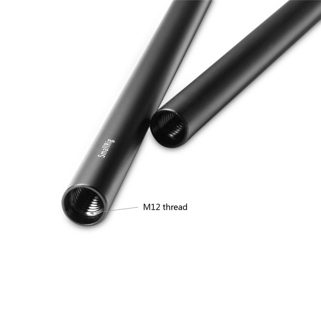 SmallRig 2pcs 15mm Black Aluminum Alloy Rod - 1053