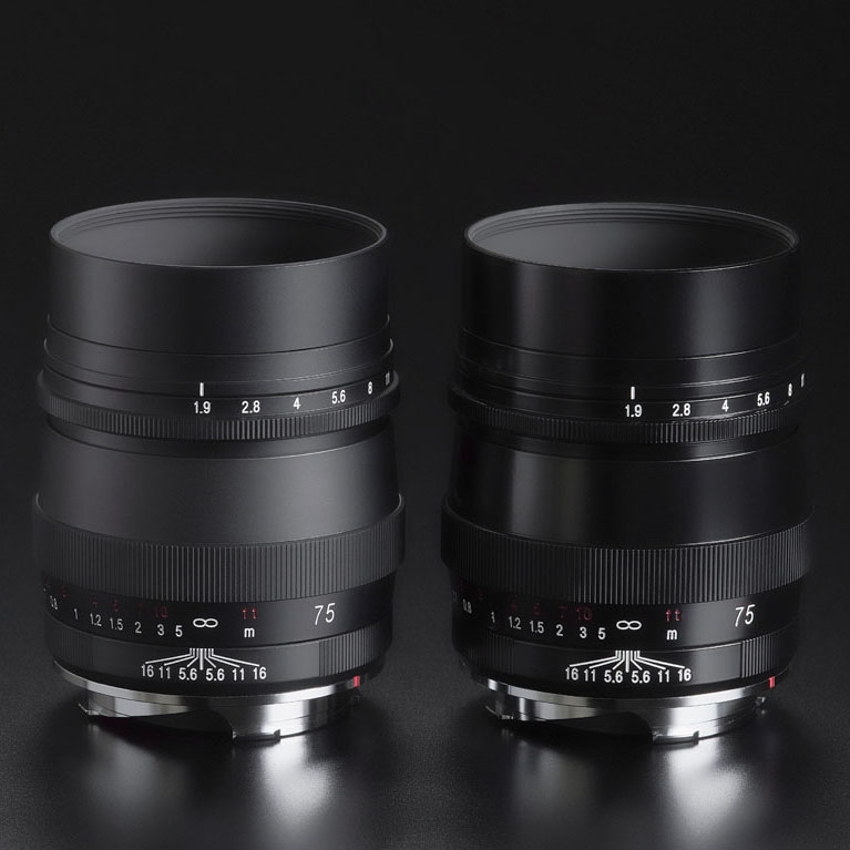 Voigtlander ULTRON 75mm F1.9 VM SC/MC
