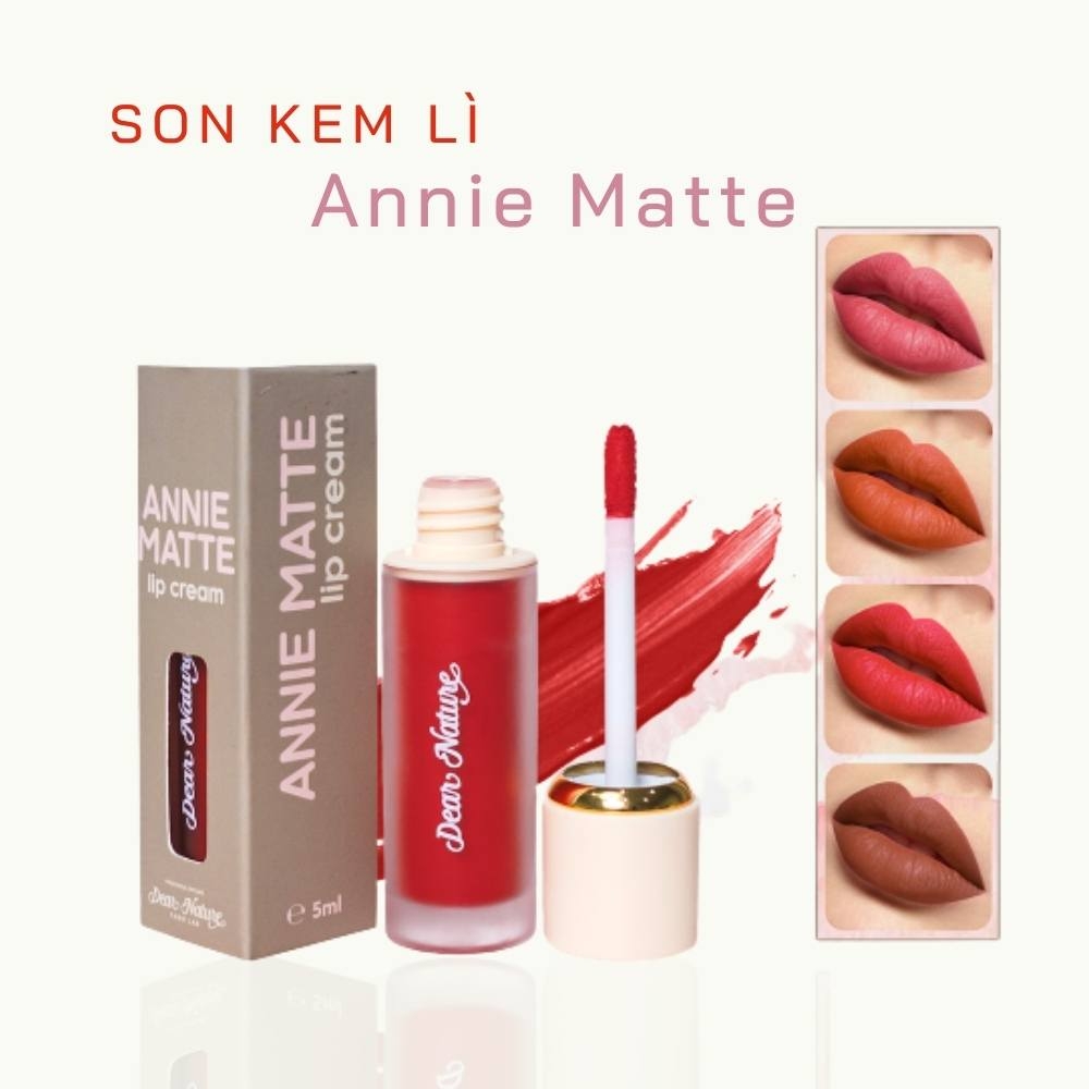 Son kem lì Annie Matte Lip cream 5ml