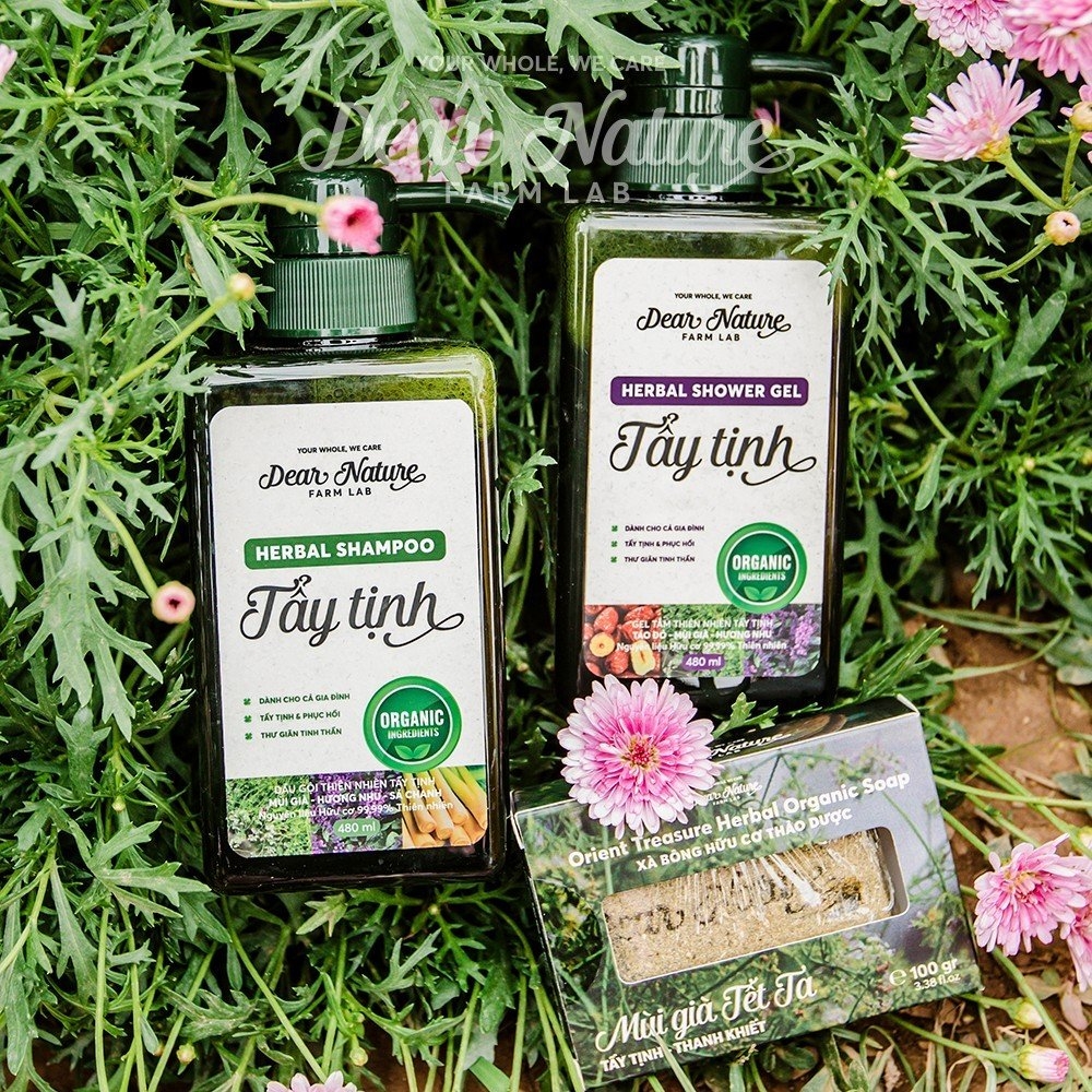Gel tắm Tẩy Tịnh mùi già lá xông