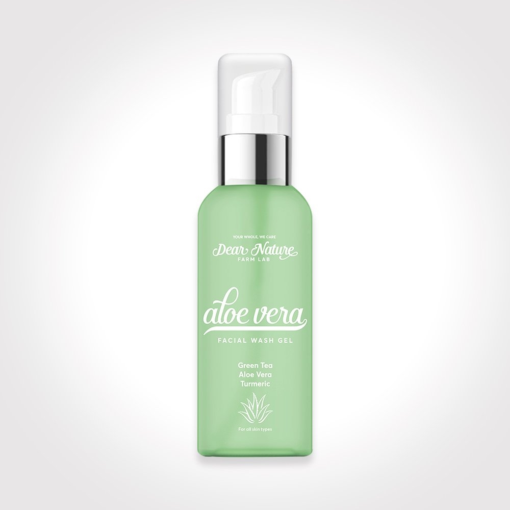 Gel rửa mặt Nghệ - Nha đam - Trà xanh Aloe Vera Facial Wash