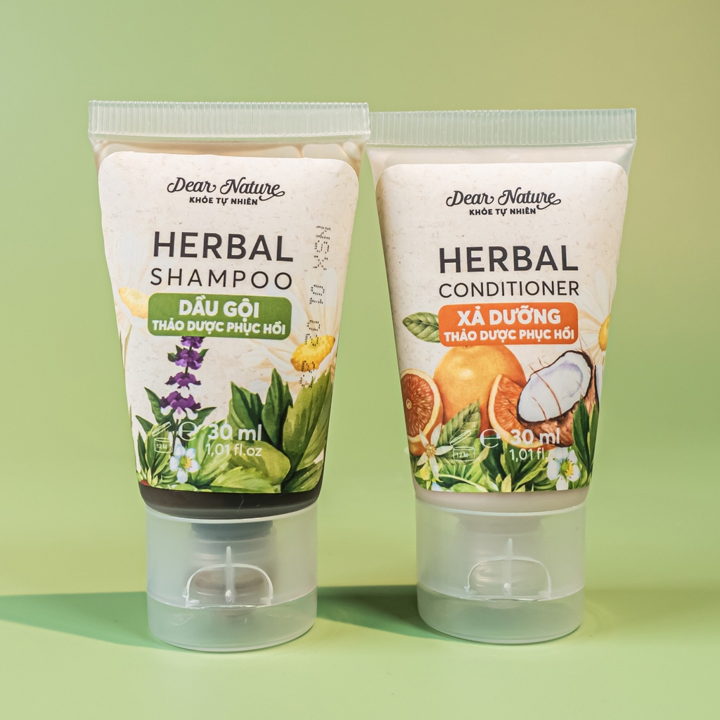 Dầu gội thảo mộc phục hồi Khoẻ Tự Nhiên Herbal Shapoo