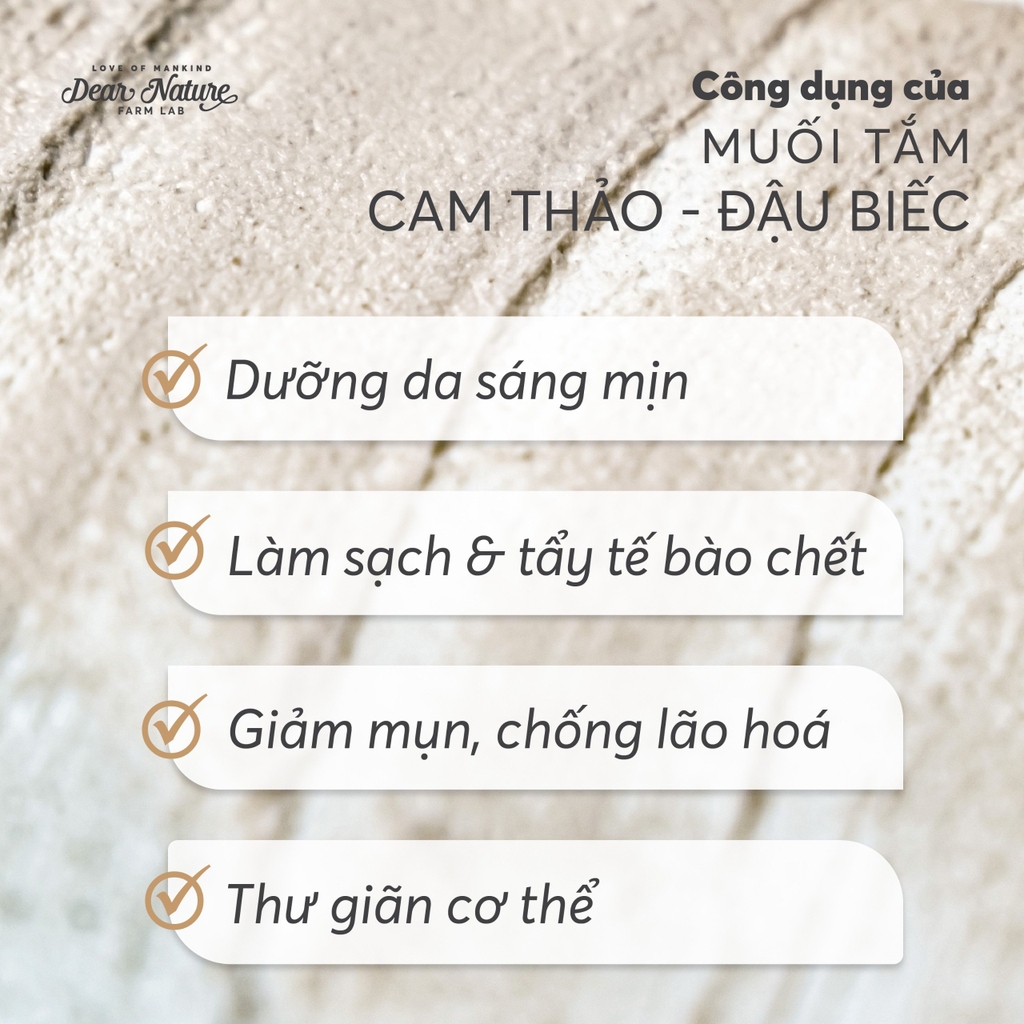 Muối tắm dinh dưỡng Cam Thảo Đậu Biếc Oriental Therapy Scrub 300gr