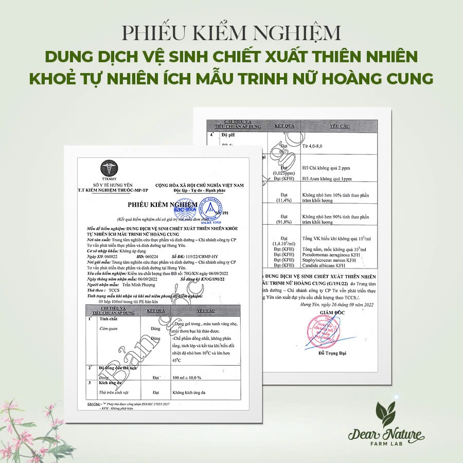 Dung dịch vệ sinh Charming Lady Khoẻ Tự Nhiên 100ml