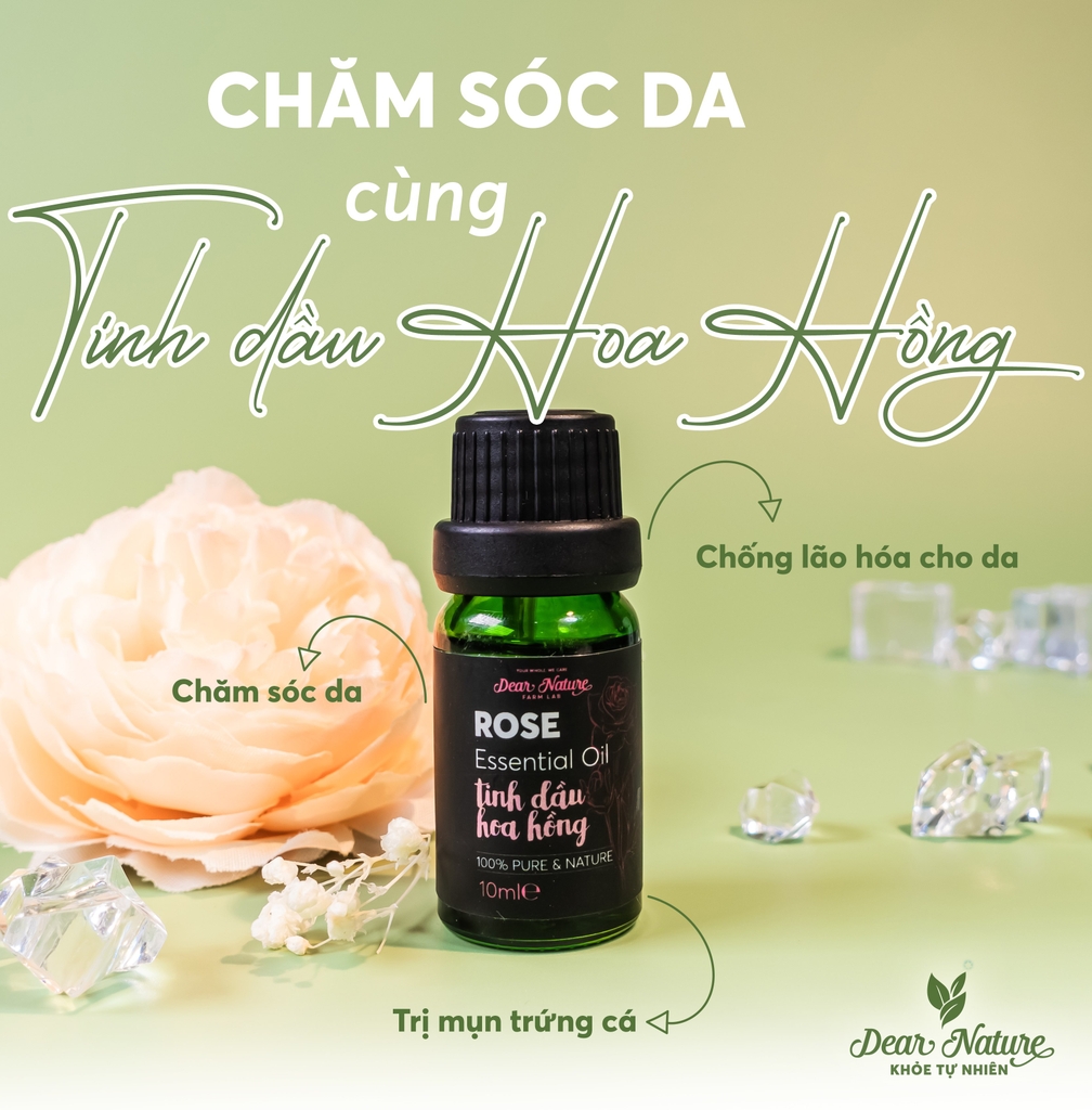 Tinh dầu hoa hồng 10ml