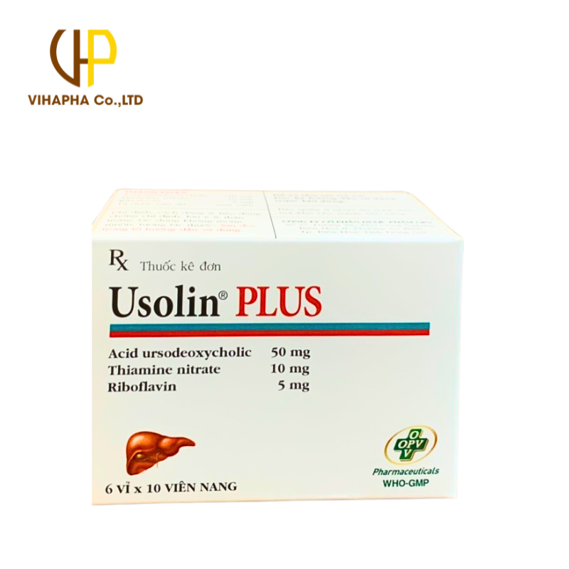 Usolin PLUS - Hỗ trợ điều trị một số bệnh gan mãn tính, bệnh gan liên quan đến đường mật nguyên phát
