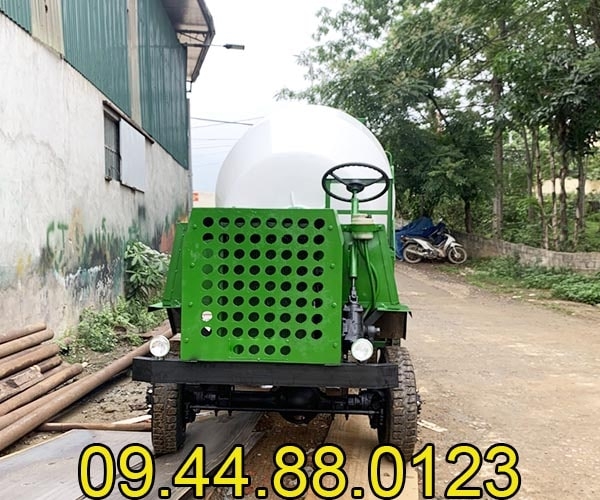 Bồn trộn bê tông 1.5m3 gắn xe công nông