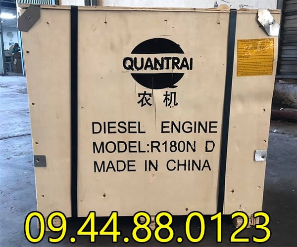 Đầu nổ Diesel QuanTrai D8 R180ND làm mát bằng gió đèn đề