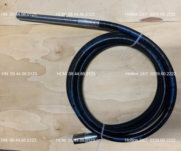 Dây đầm dùi chạy điện Hitool Phi 50 6m