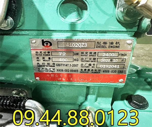 Động cơ Diesel 72KW 4102QZ3