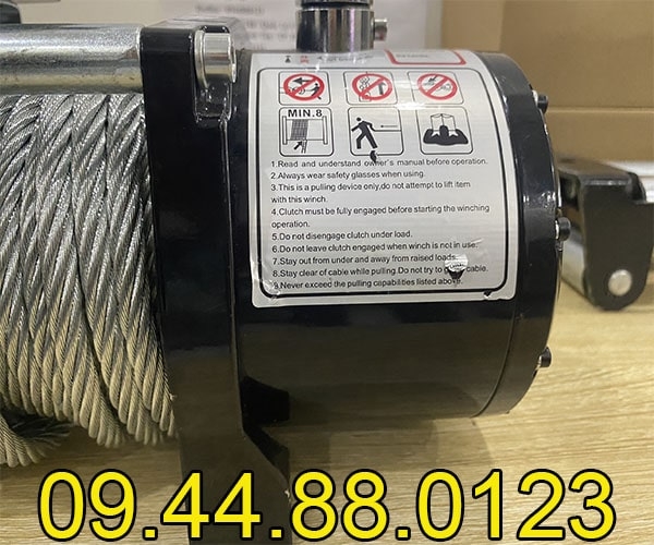 Tời điện kéo xe Niki 12000LBS 12V