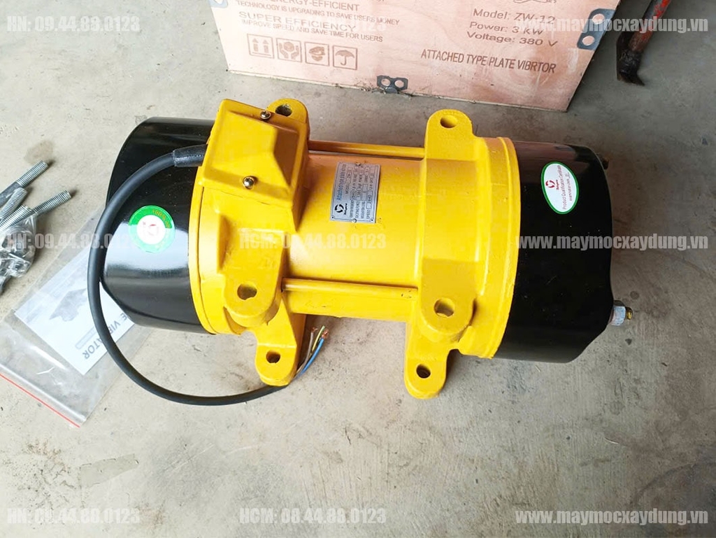 Máy đầm bàn chạy điện Niki 3KW ZW-12 380V