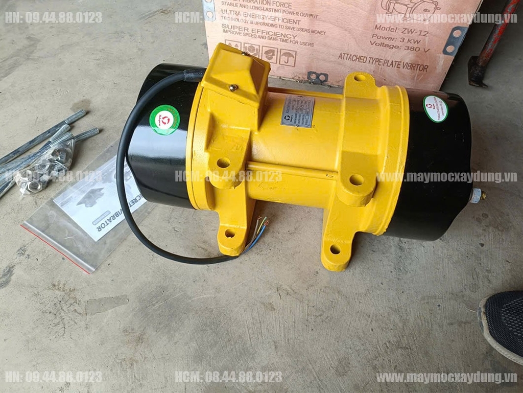 Máy đầm bàn chạy điện Niki 3KW ZW-12 380V