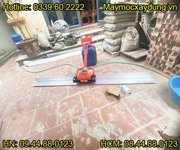 Máy đầm thước chạy điện 3m