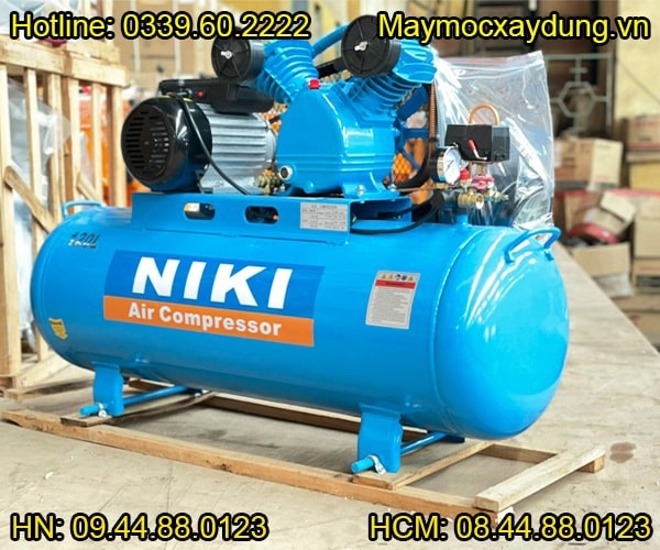 Máy nén khí Niki 1.5HP NK1090 120L 220V