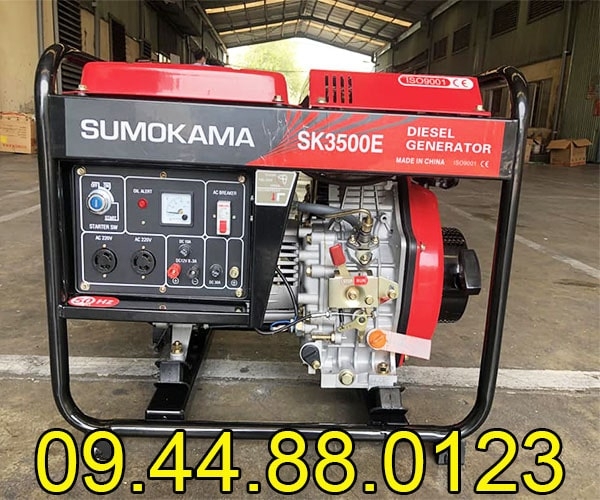 Máy phát điện chạy dầu Sumokama 3KW SK3500E