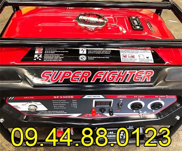 Máy phát điện chạy xăng Super Fighter 3.5KW SF3800E Đề