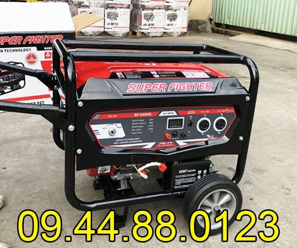 Máy phát điện chạy xăng Super Fighter 3KW SF3300E Đề