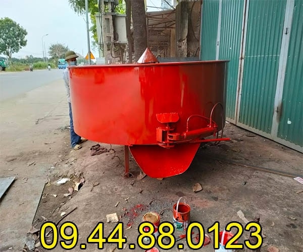 Máy trộn bê tông cố định 18 bao lắp đầu nổ