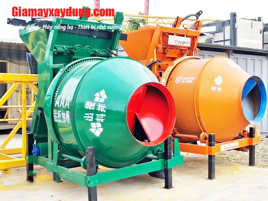 Máy trộn bê tông JZC550 gầu trượt