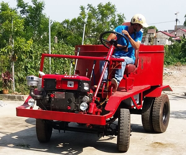 Máy trộn bê tông tự hành 3 bao