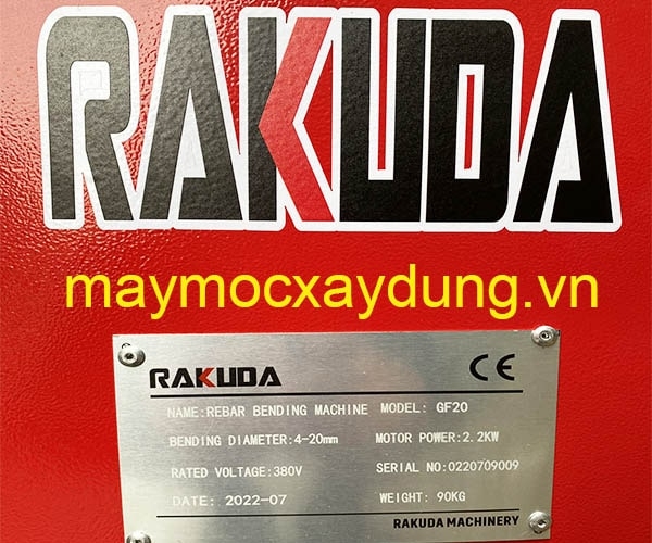 Máy uốn đai Rakuda GF20 380V