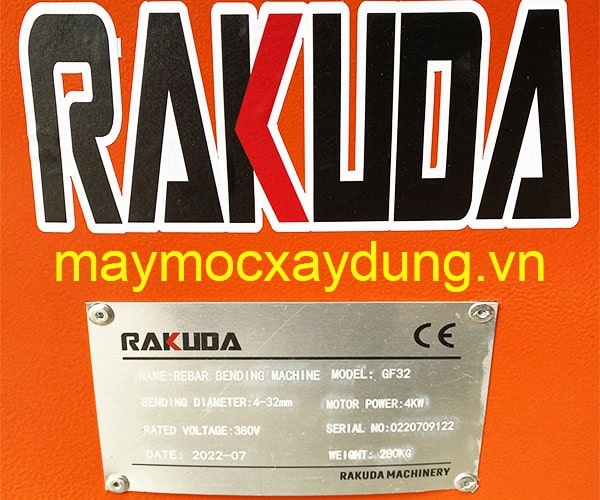 Máy uốn đai Rakuda GF32 380V
