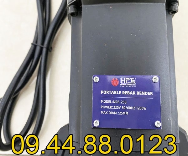 Máy uốn sắt thủy lực cầm tay Phi 25 HRB-25