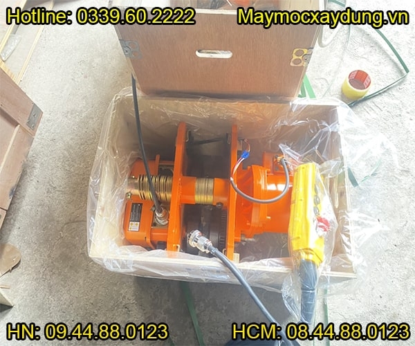 Pa lăng xích điện di chuyển Kento 5 tấn 6m HHBB05-02 380V