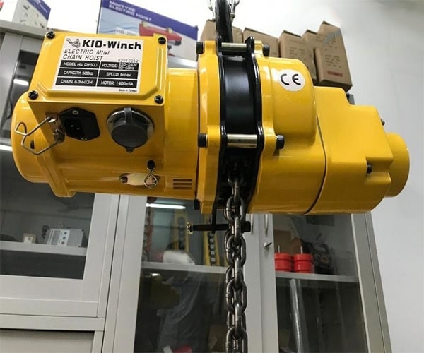 Pa lăng xích điện Kio Winch 500kg CH500