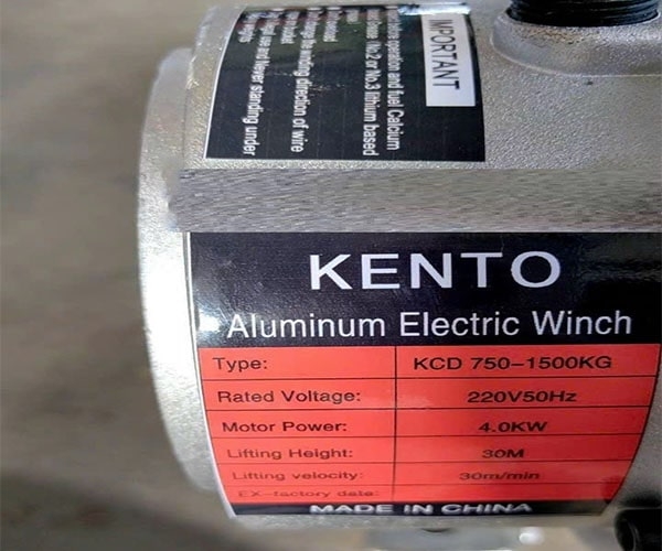 Tời điện đa năng Kento KCD750-1500 220V 30m 30 mét/phút