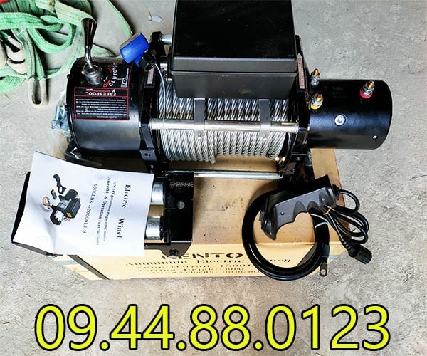 Tời điện kéo xe Kenbo 20000LB 24V