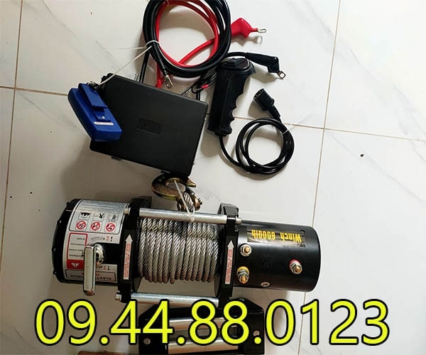 Tời điện kéo xe Fujifa 6000LB 24V