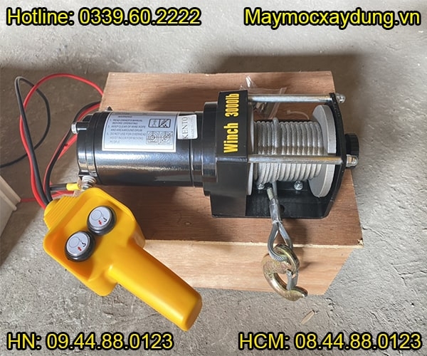 Tời điện kéo xe Niki 3000LB 12V