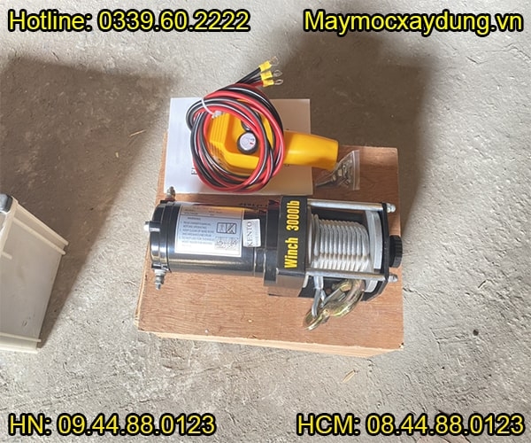 Tời điện kéo xe Niki 3000LB 12V