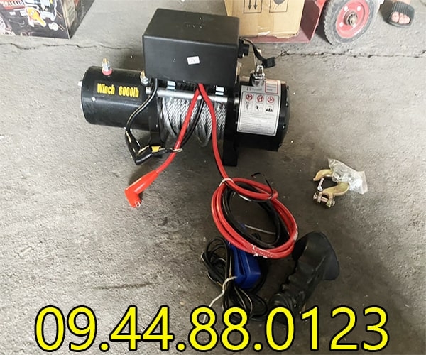 Tời điện kéo xe Bison 6000LB 12V