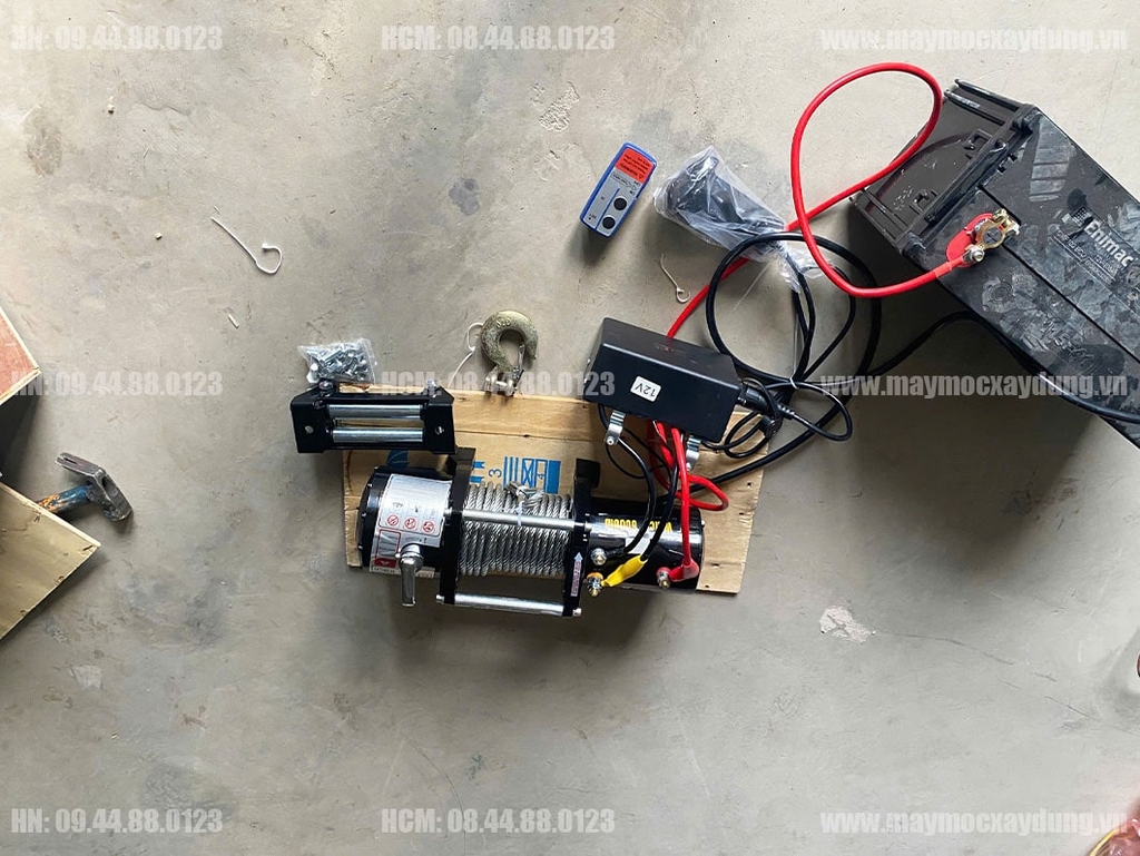 Tời điện kéo xe 6000LBS 24V