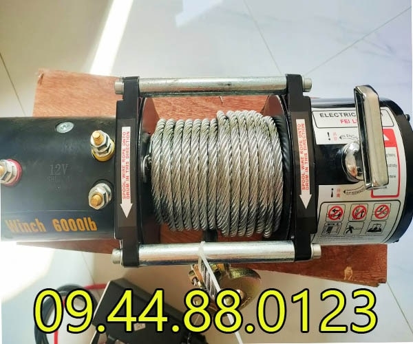Tời điện kéo xe 6000LBS 12V