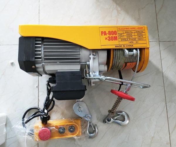 Tời điện mini Kento PA800 12m