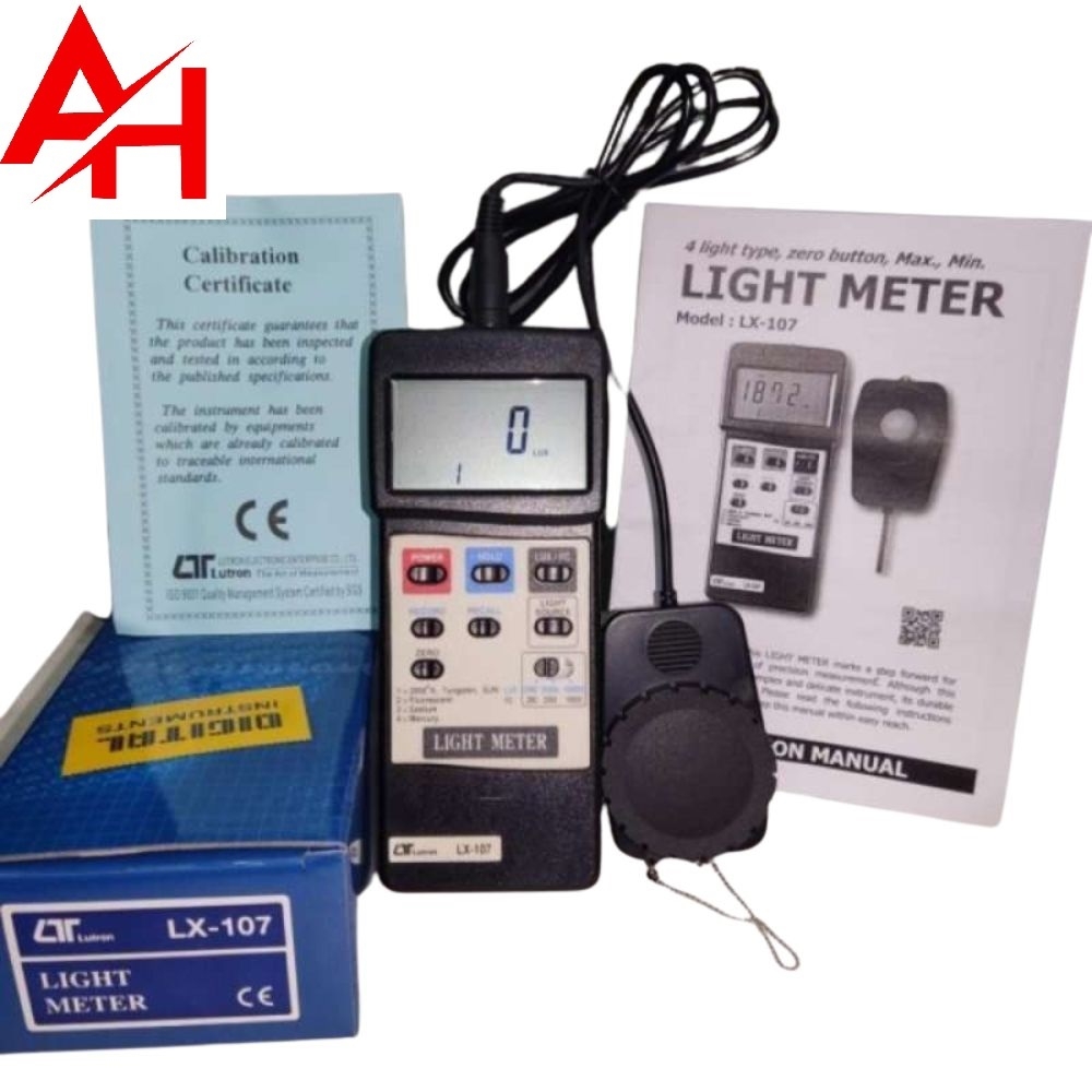 Máy đo ánh sáng Lutron LX-107 (100,000 Lux)