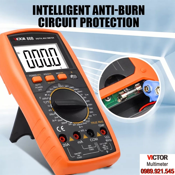 Đồng hồ vạn năng điện tử VICTOR 88B