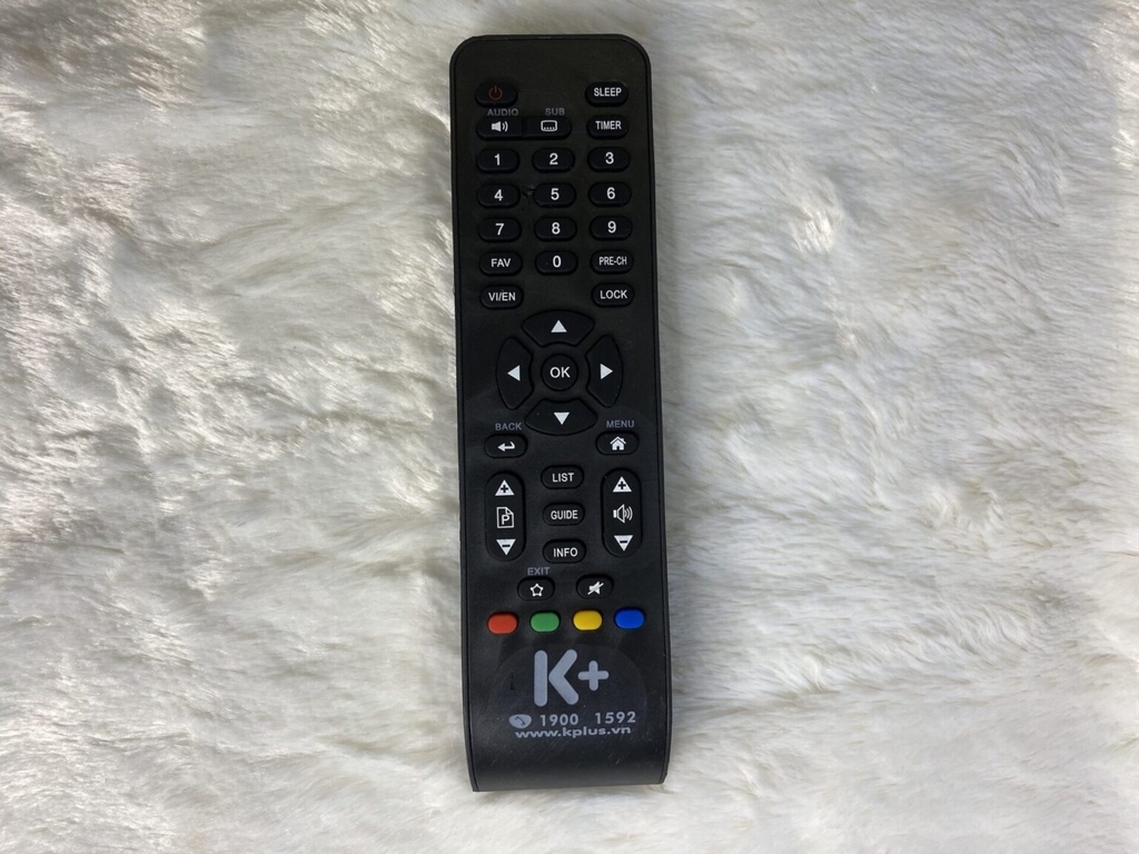 Remote Điều Khiển Đầu Thu K+HD TV266 | Có số tổng đài