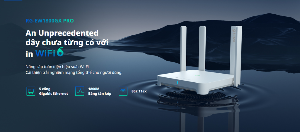 Thiết bị thu phát vô tuyến RUIJIE RG-EW1800GX PRO