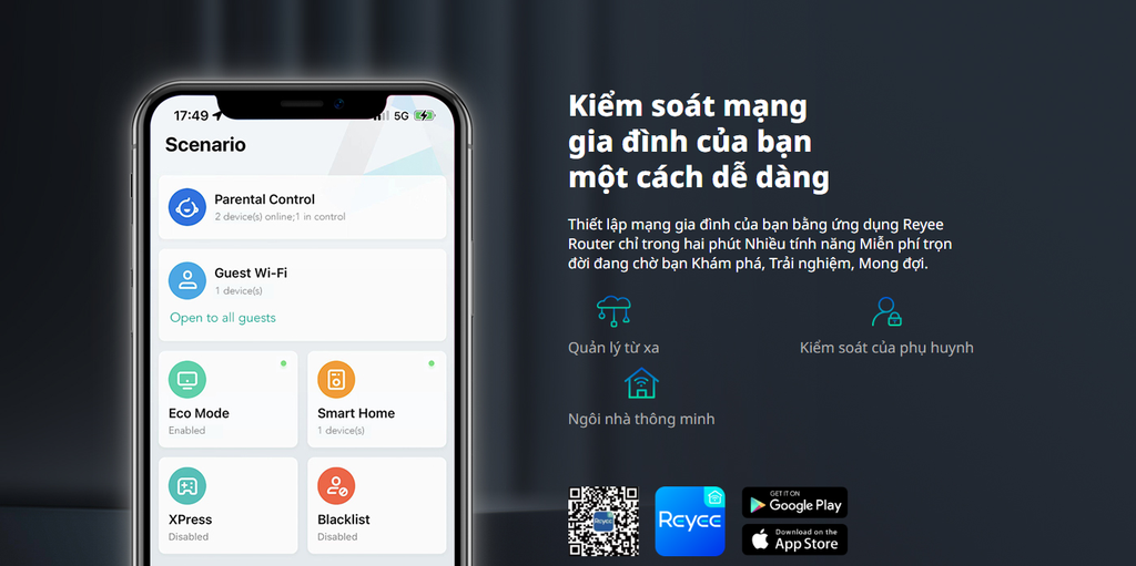 Thiết bị thu phát vô tuyến RUIJIE RG-EW1800GX PRO