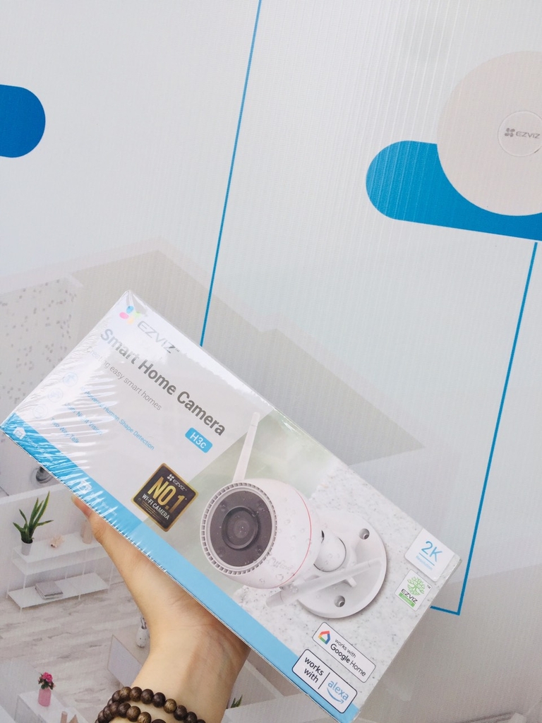 Camera Wifi EZVIZ H3c Color 2K (3MP | Ban đêm CÓ MÀU | Là C3TN Out Pro nâng cấp)