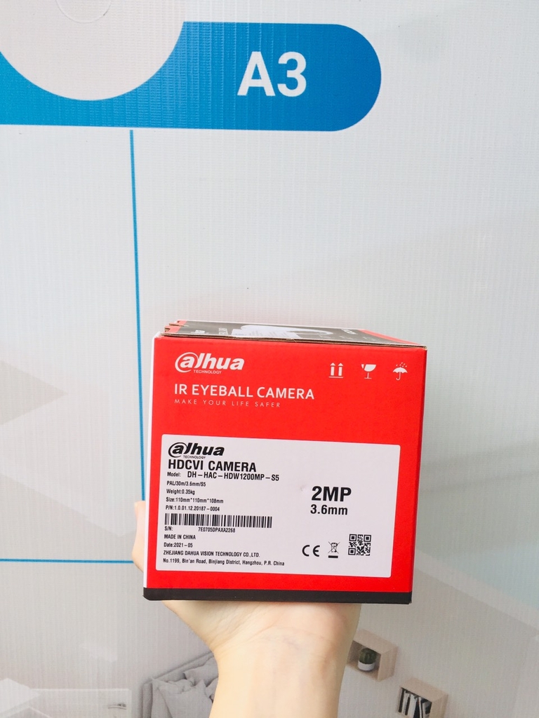 Camera Wi-Fi HAC-HDW1200MP-S5