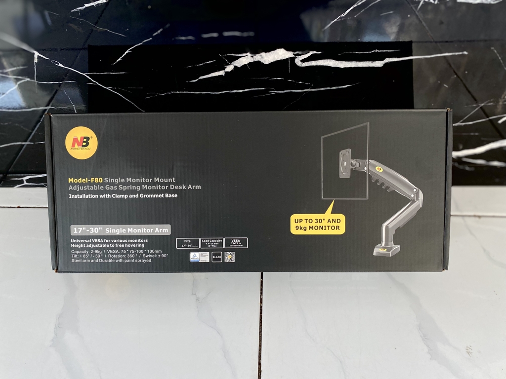 Giá kẹp bàn NB F80 (17