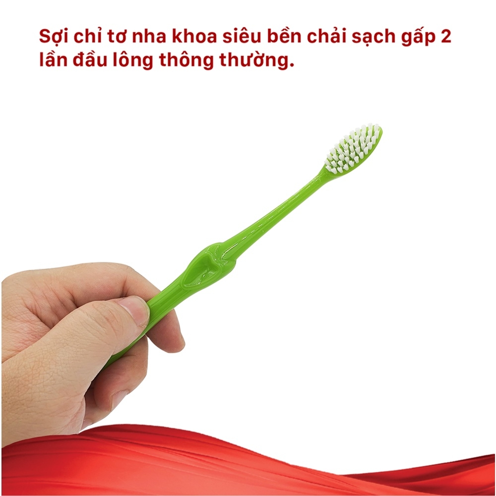 Bàn Chải Đánh Răng Lipzo Hello Vỉ Dành Cho Người Lớn Công Nghệ Lông Chỉ Tơ Nha Khoa Siêu Mảnh