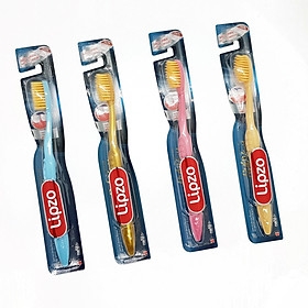 Bộ 2 Bàn Chải Lipzo Ruby Gold Cao Cấp- Nhẹ nhàng chăm sóc răng miệng